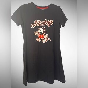 Disney Black tshirt style dress size Sm